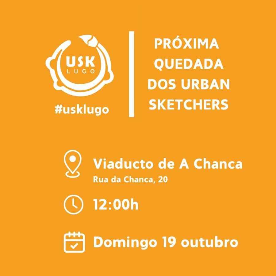 Urban Sketchers Lugo | Quedada no Viaducto de A Chanca