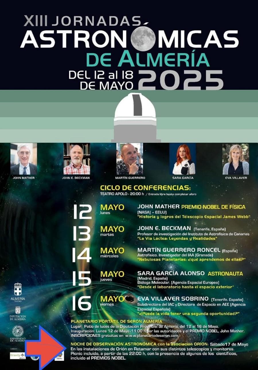 XIII JORNADAS ASTRONÓMICAS DE ALMERÍA