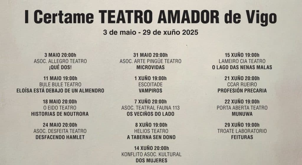 Teatro Amador: 'Historias de noutrora'