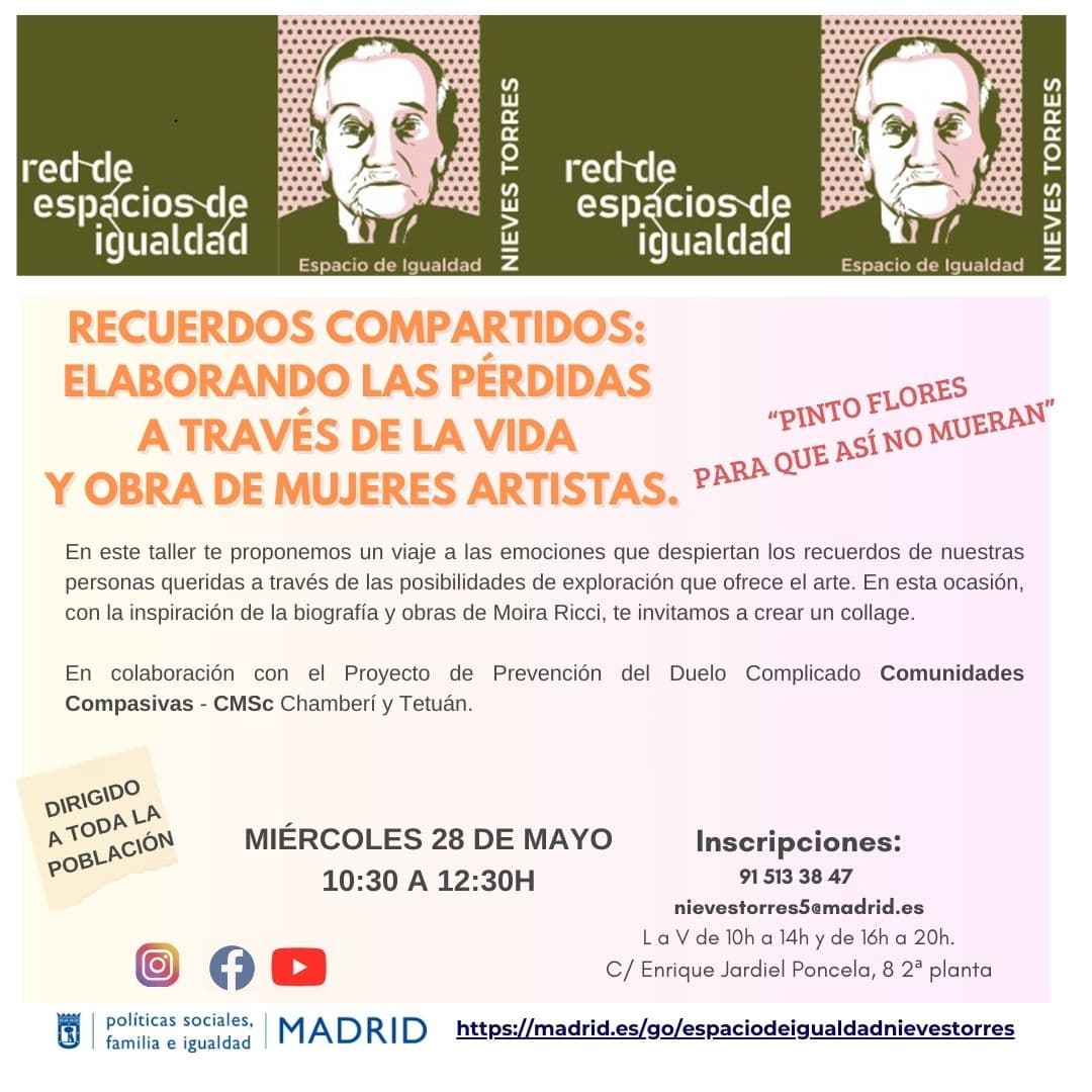 Recuerdos compartidos: elaborando las pérdidas a través de la vida y obra de mujeres artistas