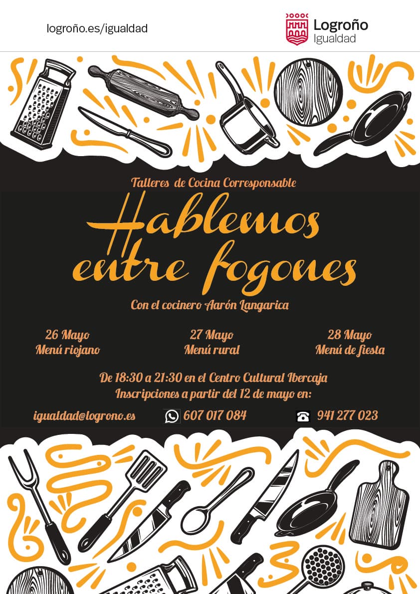 Taller de cocina corresponsable "Hablemos entre fogones"