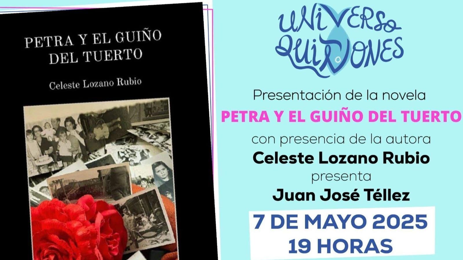 Presentación de novela ‘Petra y el guiño del tuerto’