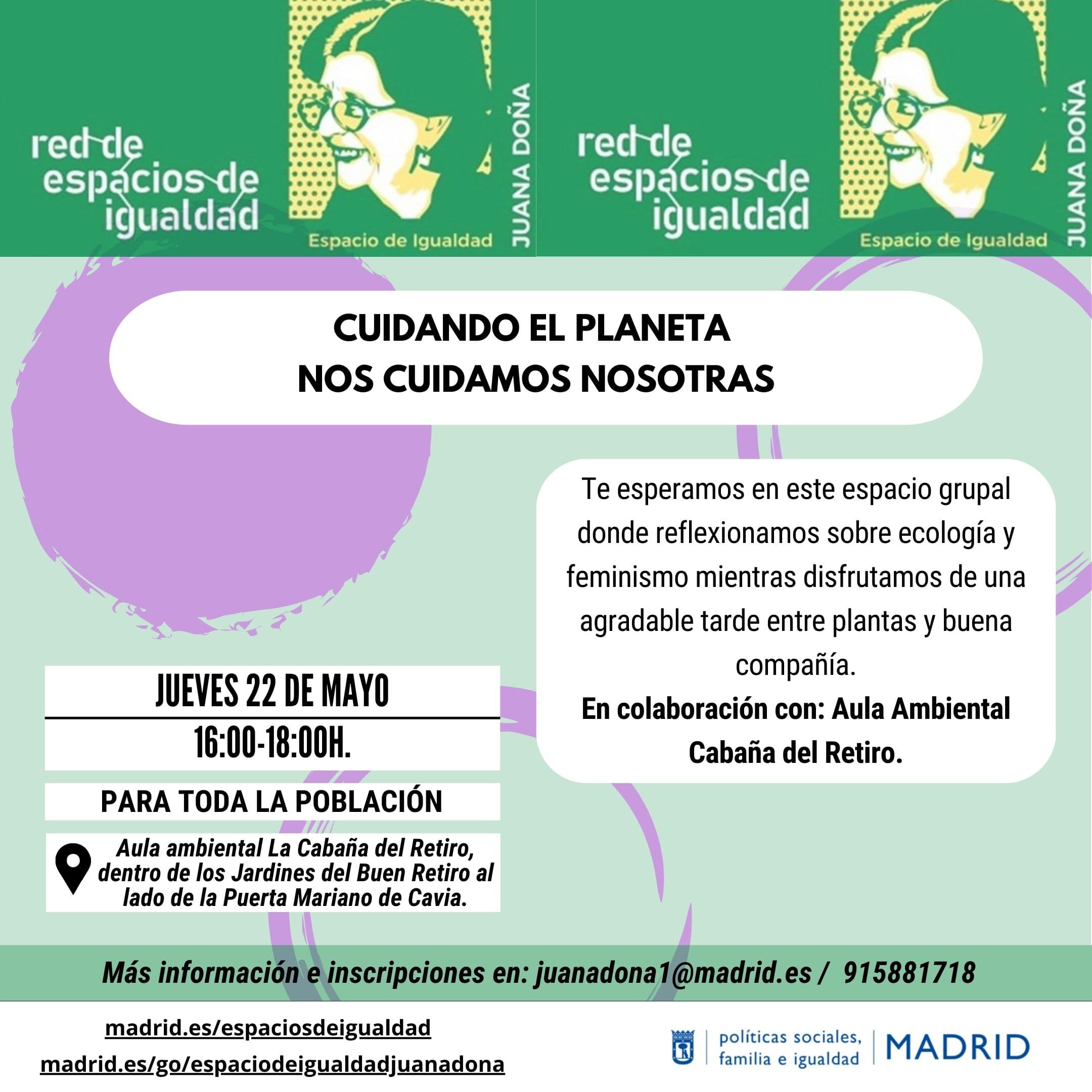 Cuidando el planeta nos cuidamos nosotras