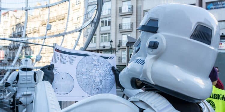Los soldados imperiales regresan a la Estrella de la Muerte de Vigo por Navidad