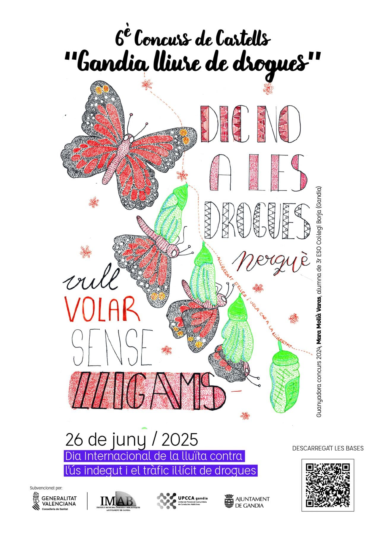 Concurso de Carteles "Gandia Lliure de Drogues"