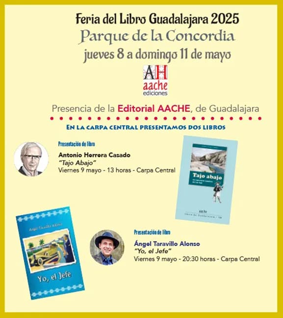 Feria del libro. Presentación del libro “Tajo abajo”