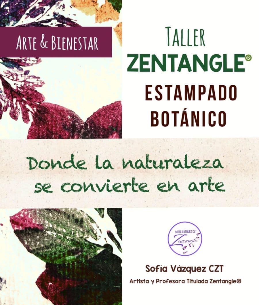 Estampado Botánico con Zentangle®