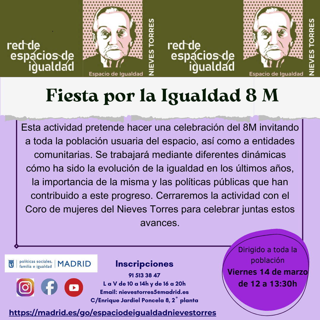 Fiesta por la igualdad 8M
