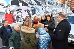 Mural sobre el cine, de Pablo Incera y Álvaro Espinosa