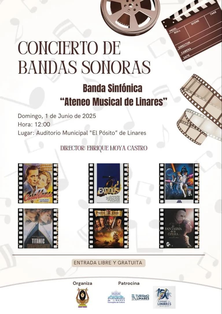Concierto de Bandas Sonoras de la Banda Sinfónica «Ateneo Musical de Linares»