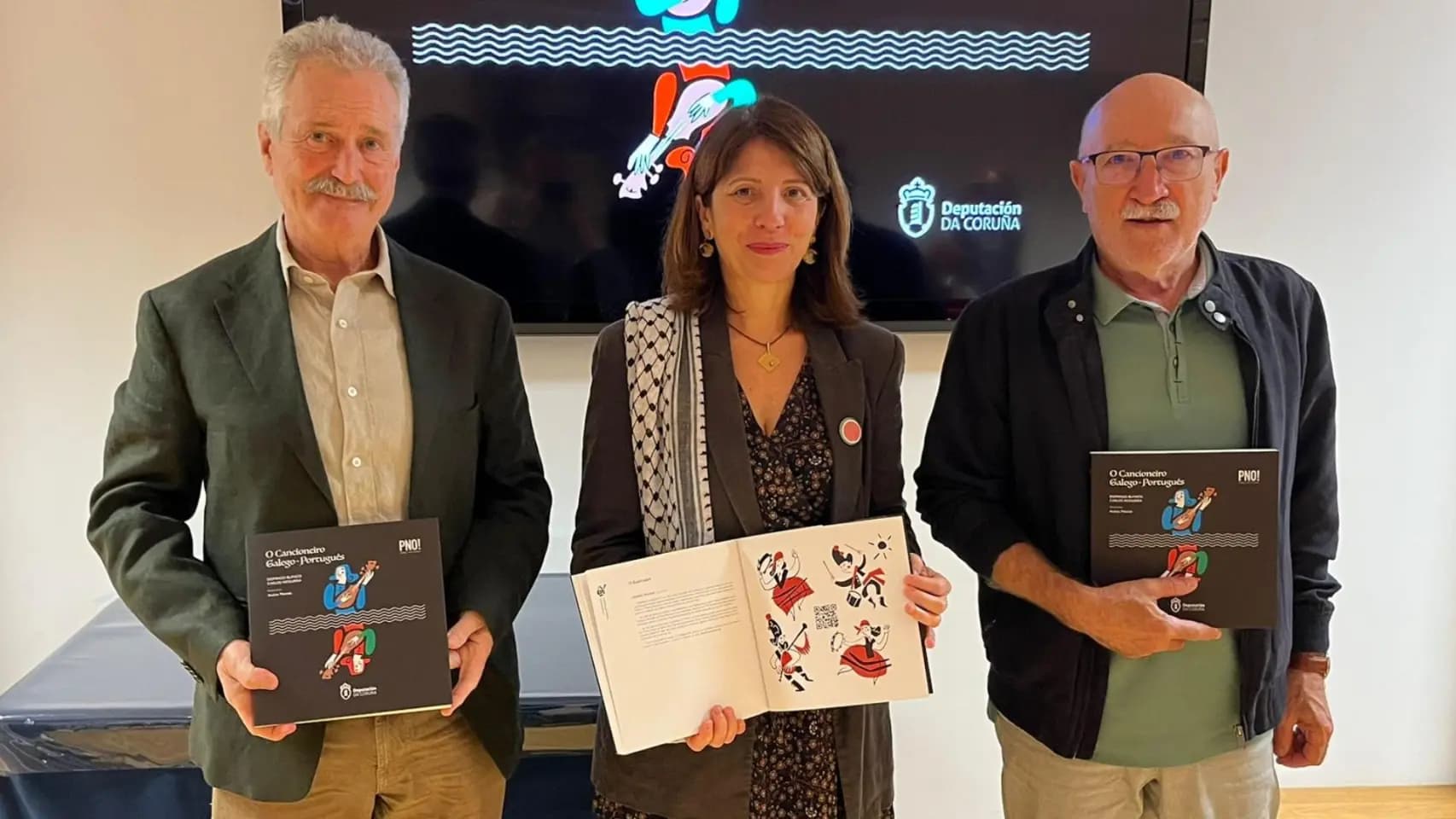 Presentación del 'Cancioneiro galego portugués'