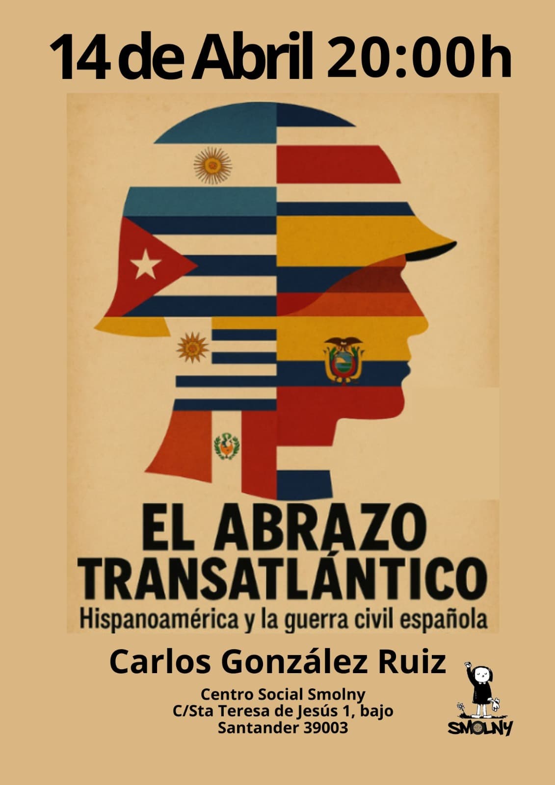 "El abrazo transatlántico", charla con Carlos González Ruiz