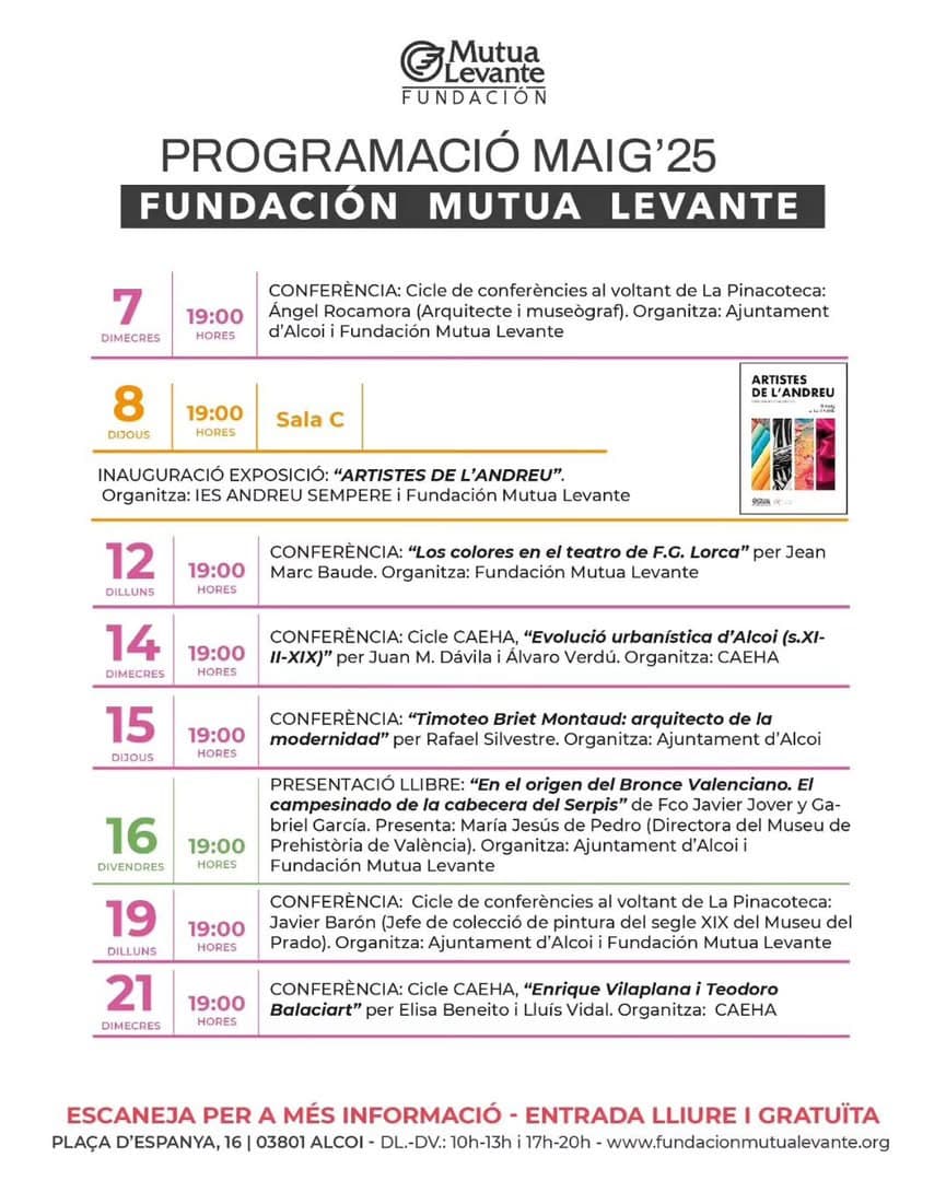 Cicle de conferències al voltant de La Pinacoteca