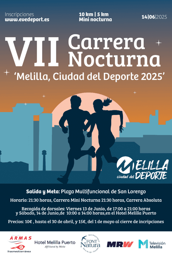 VII Carrera Nocturna 'Melilla, Ciudad del Deporte'