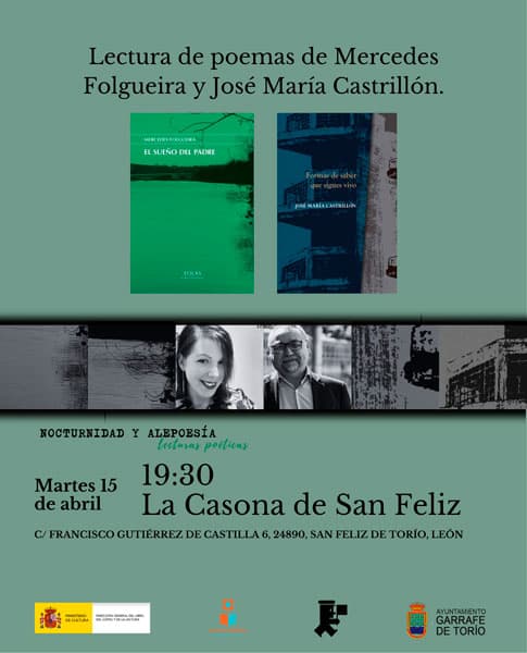 Lectura de poemas de Mercedes Folgueira y José María Castrillón