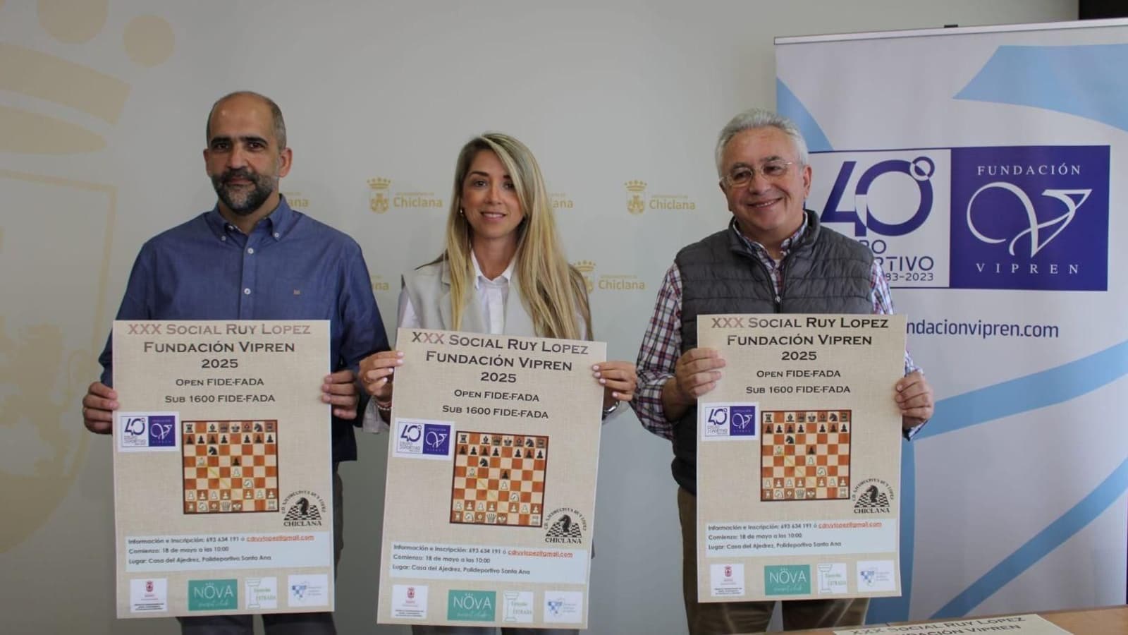 XXX Torneo Social Ruy López Fundación Vipren de ajedrez