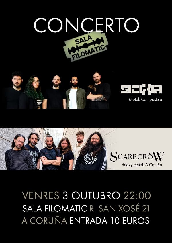 Concierto de Scarecröw y Sicixia