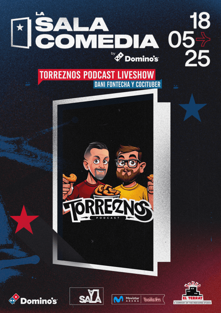Dani Fontecha y Cocituber Torreznos Podcast Liveshow La Sala Comedia by Domino´s
