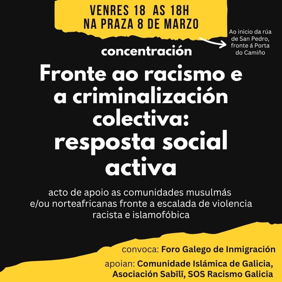 Concentración contra el racismo