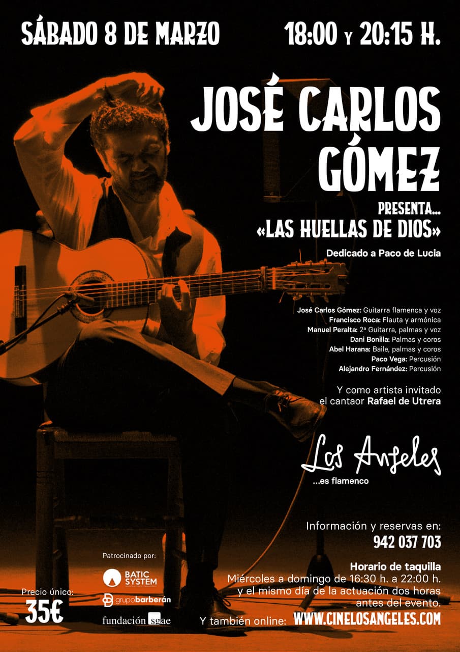 José Carlos Gómez presenta el espectáculo flamenco "Las Huellas de Dios"