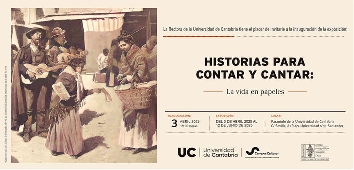 Inauguración de la exposición "Historias para contar y cantar: La vida en papeles”