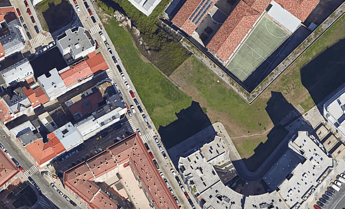 Primeira pista multideporte do barrio de Monte Alto