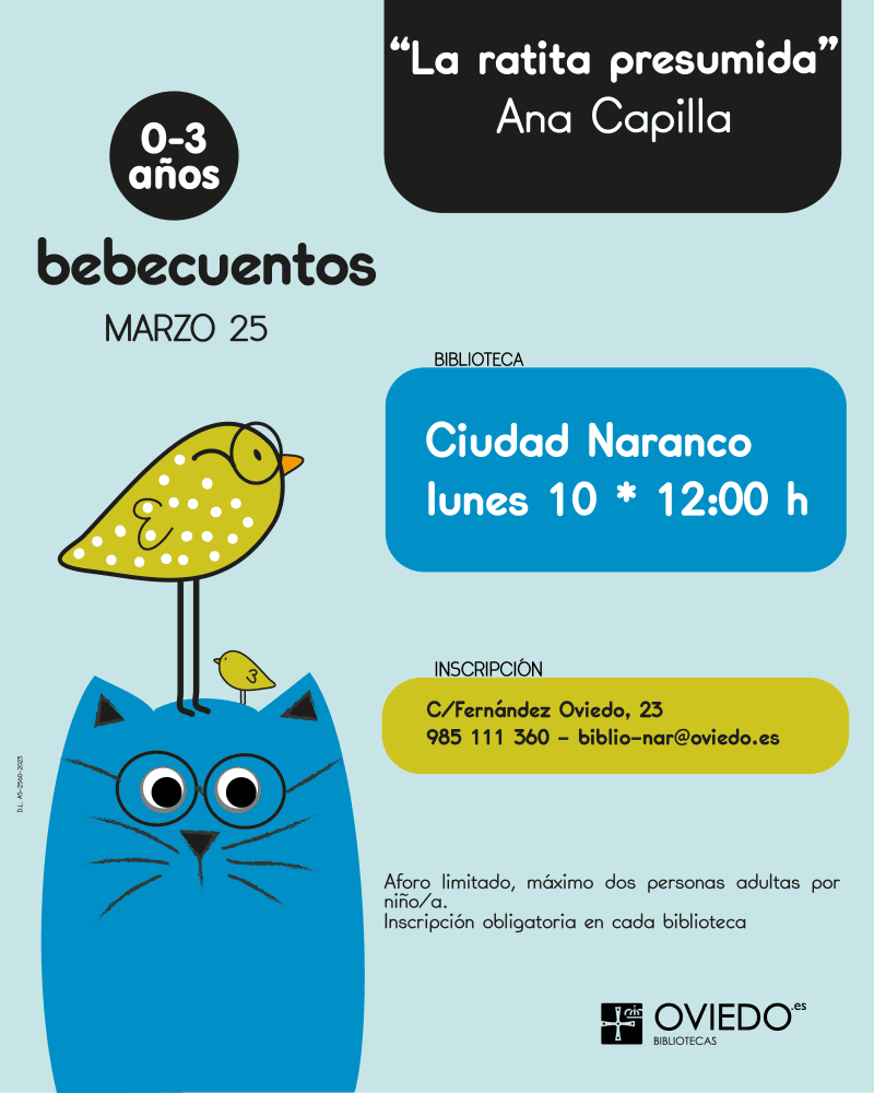 Bebecuentos “La ratita presumida” Ana Capilla