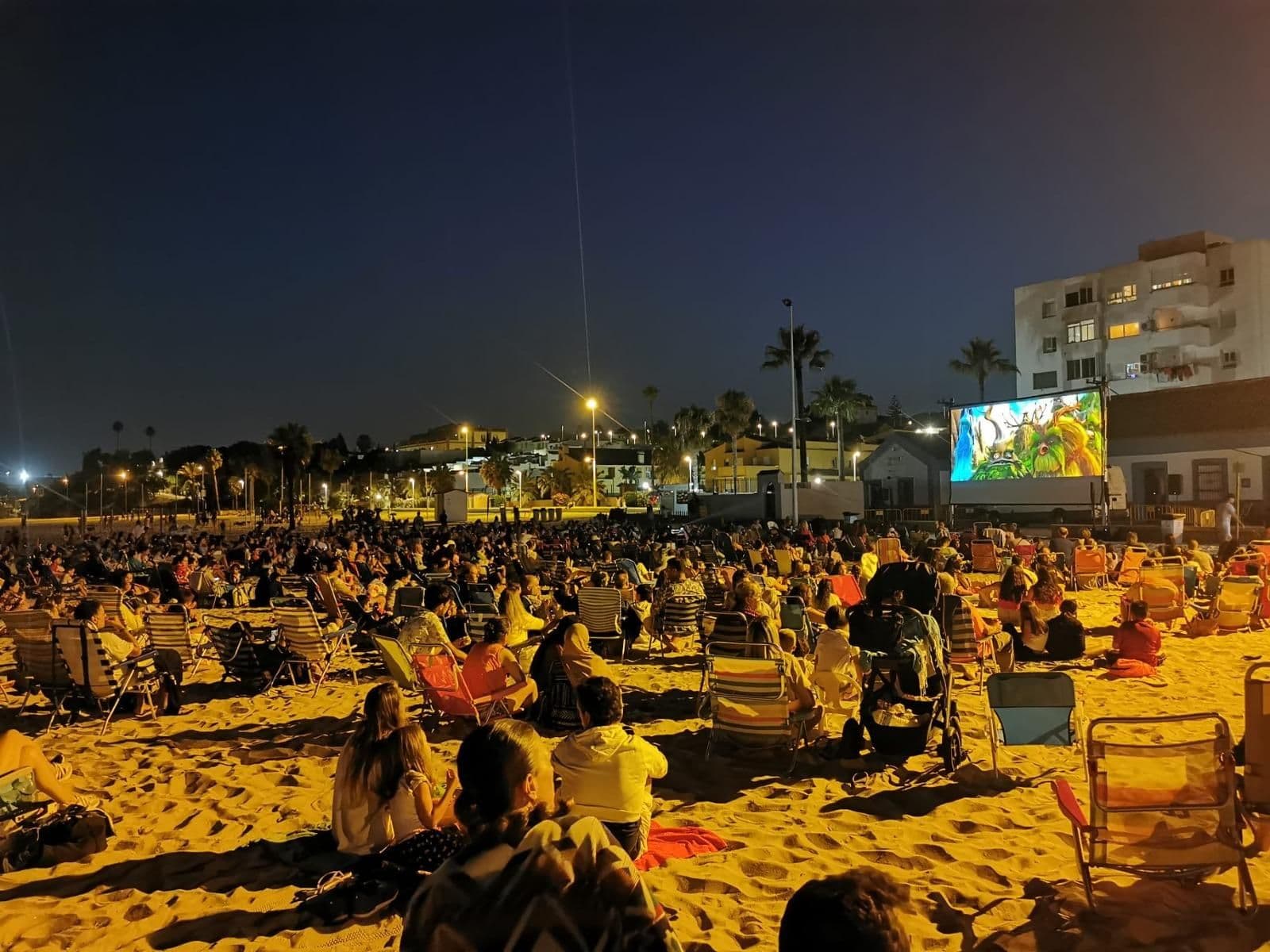 Cine de verano en playas