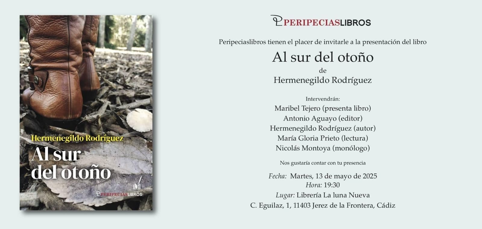 Presentación de 'Al sur del otoño'