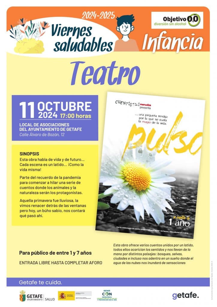 Teatro infantil en el centro de asociaciones de Álvaro de Bazán