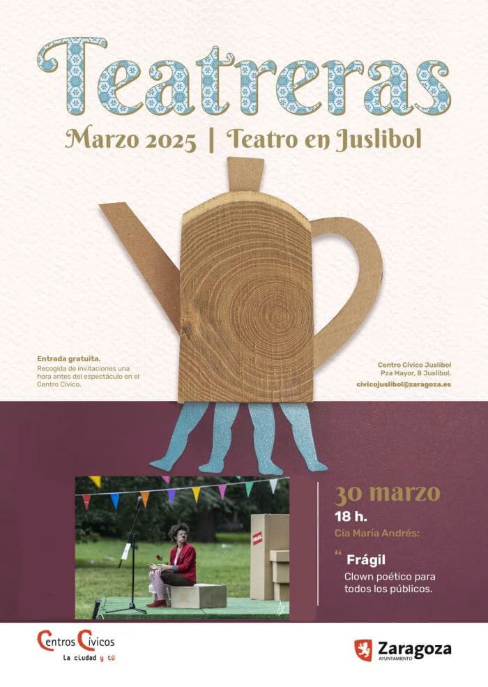 Frágil en el Centro Cívico Juslibol