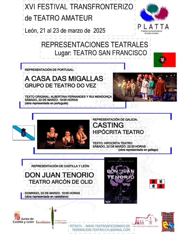 XVI Festival Transfronterizo de Teatro Amateur