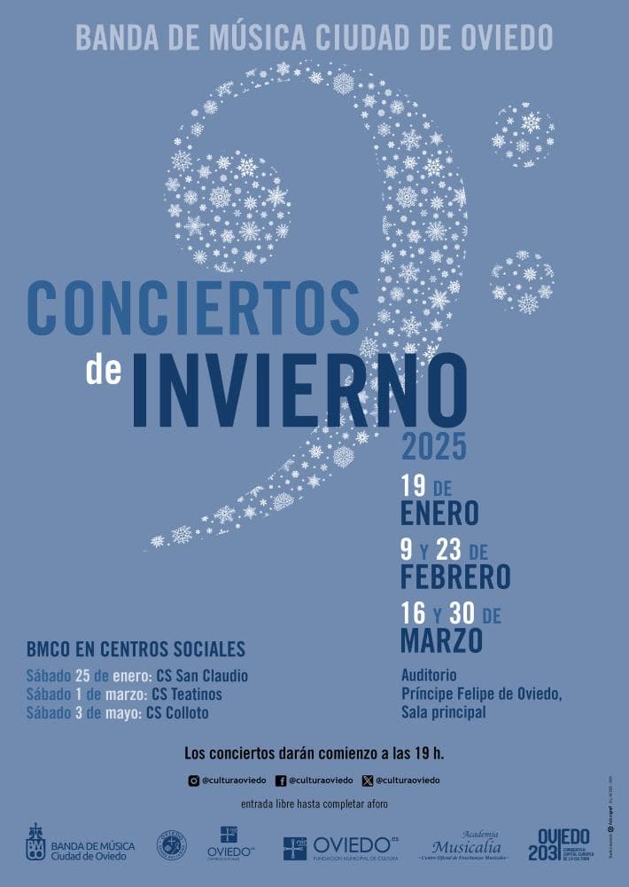 Conciertos de invierno de la Banda de Música Ciudad de Oviedo