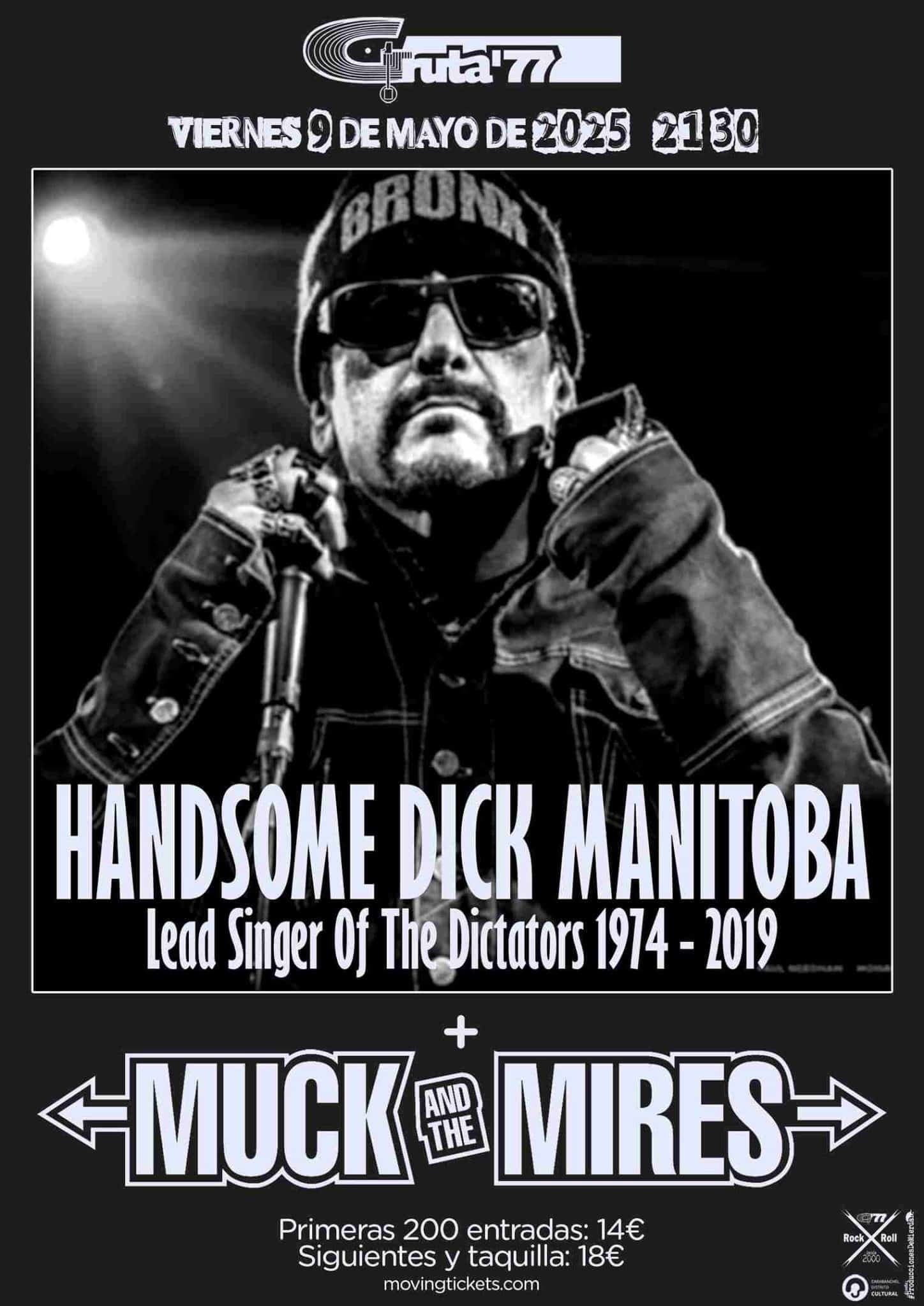 HANDSOME DICK MANITOBA (EEUU) + MUCK AND THE MIRES (EEUU)