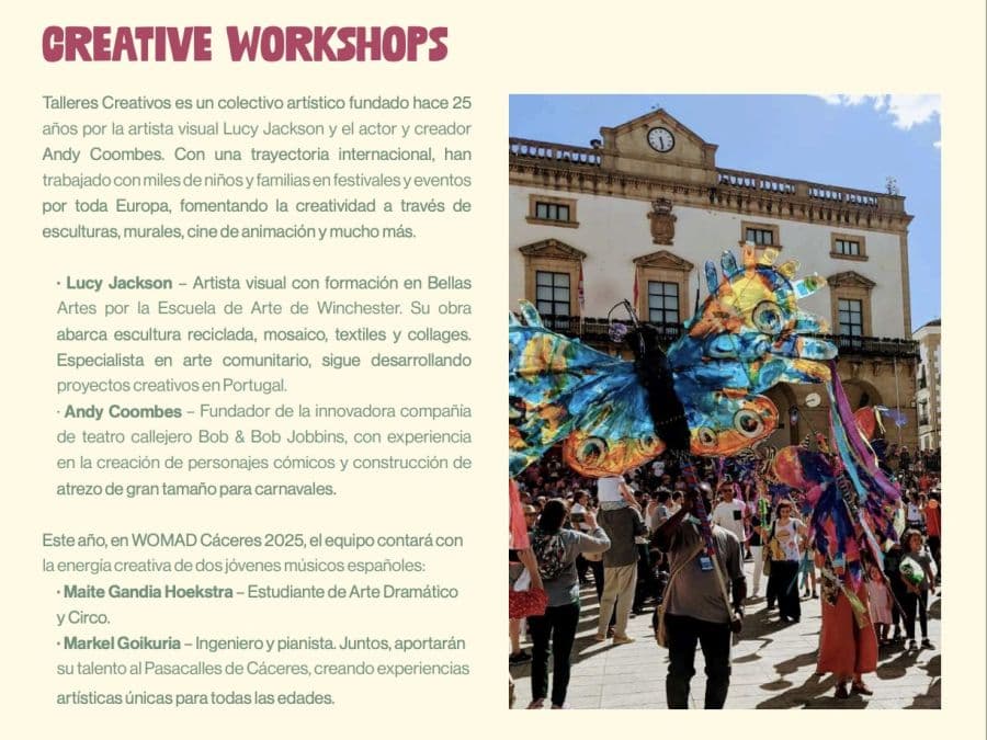 TALLER INFANTIL | CREATIVE WORKSHOPS (Viernes)