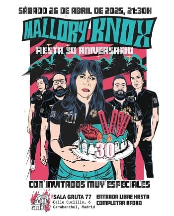 Fiesta 30 Aniversario Mallory Knox