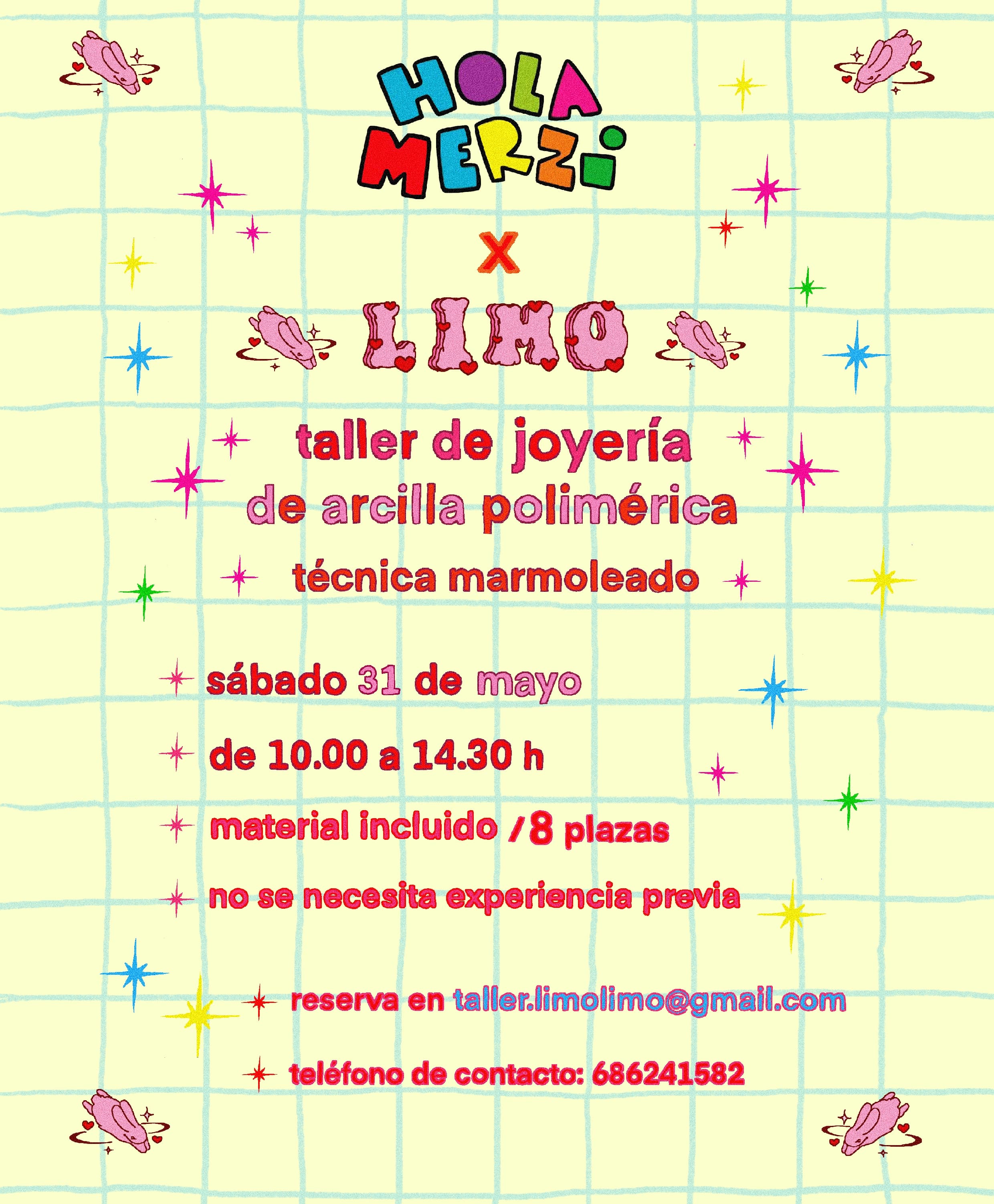 Taller de joyería de arcilla polimérica