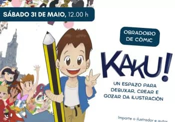 Obradoiro de cómic: Kaku! Xunto a Pablo Carreiro