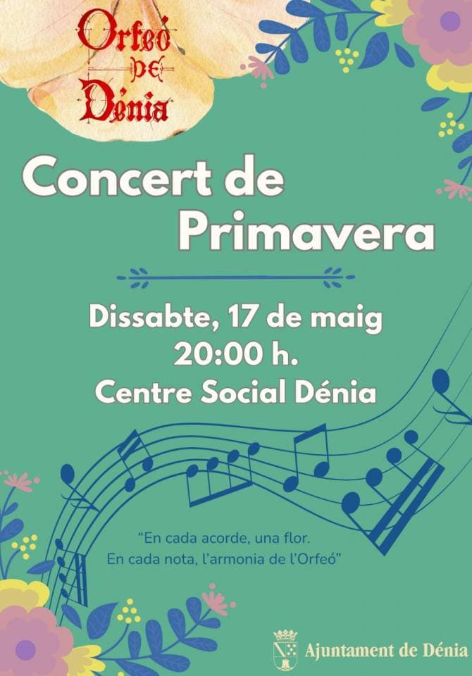 CONCIERTO DE PRIMAVERA Orfeón de Dénia