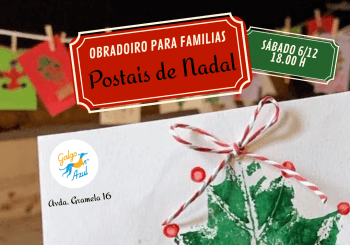 Obradoiro familiar: Postais de Nadal