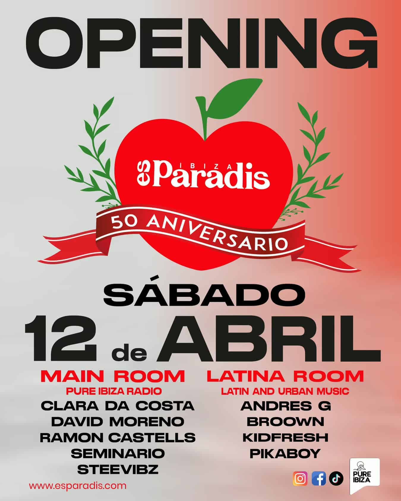 Es Paradis Opening Party