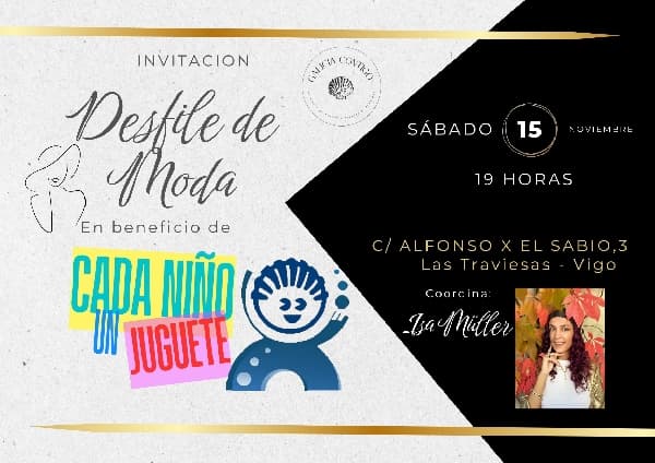 Desfile de moda solidario 'Cada niño un juguete'