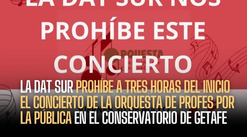 Concierto de la Orquesta de Profes por la Pública