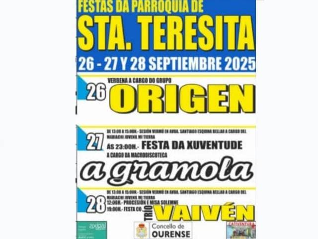 Fiestas en Santa Teresita