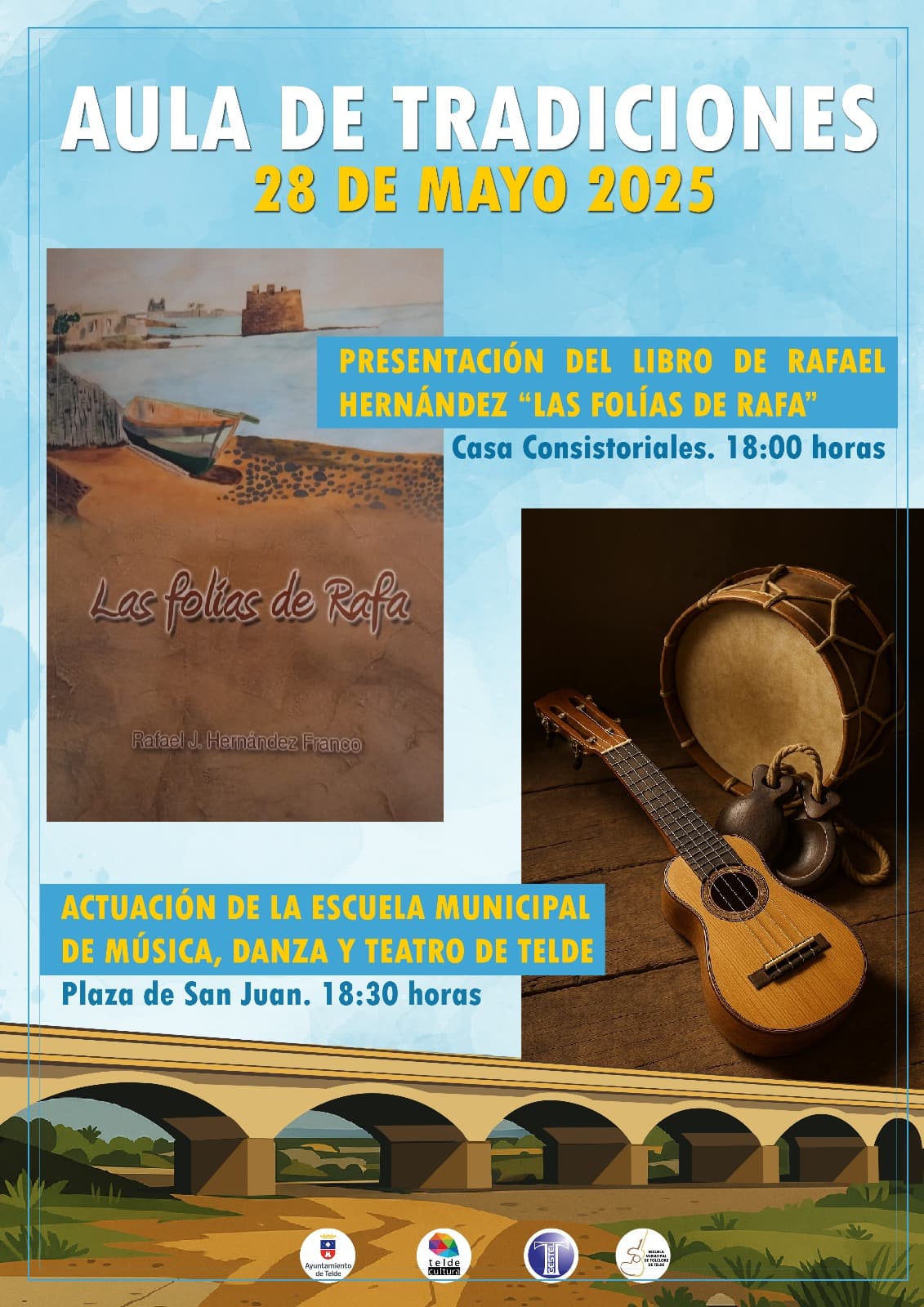 Presentación del libro «Las folías de Rafa» y actuación Escuela Municipal de Música, Danza y Teatro