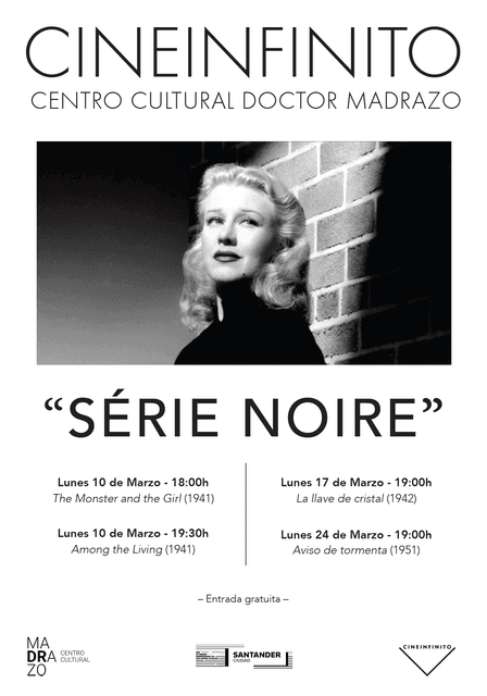 Doble sesión del ciclo Série Noire: "The Monster and the Girl" y "Among the Living"