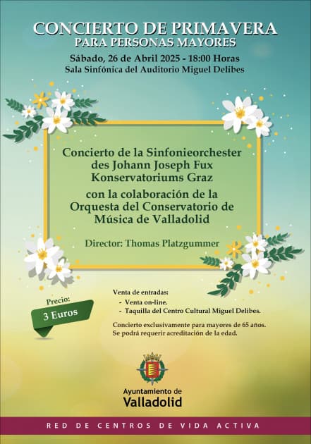 CONCIERTO PRIMAVERA PARA PERSONAS MAYORES 2025