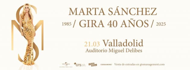 Marta Sánchez. Gira 40 años