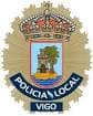 Escudo oficial de la Policía Local de Vigo con la corona real