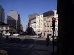 Vista de la Avenida da Coruña y la Ronda da Muralla